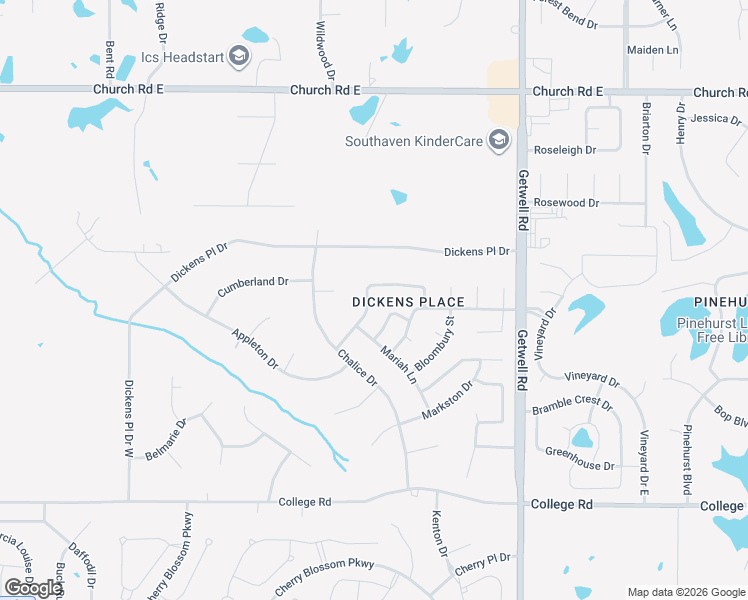 map of restaurants, bars, coffee shops, grocery stores, and more near 4500 Aberton Drive in Southaven