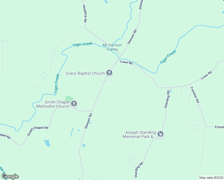 map of restaurants, bars, coffee shops, grocery stores, and more near 4049 Stewart Road in Tunnel Hill