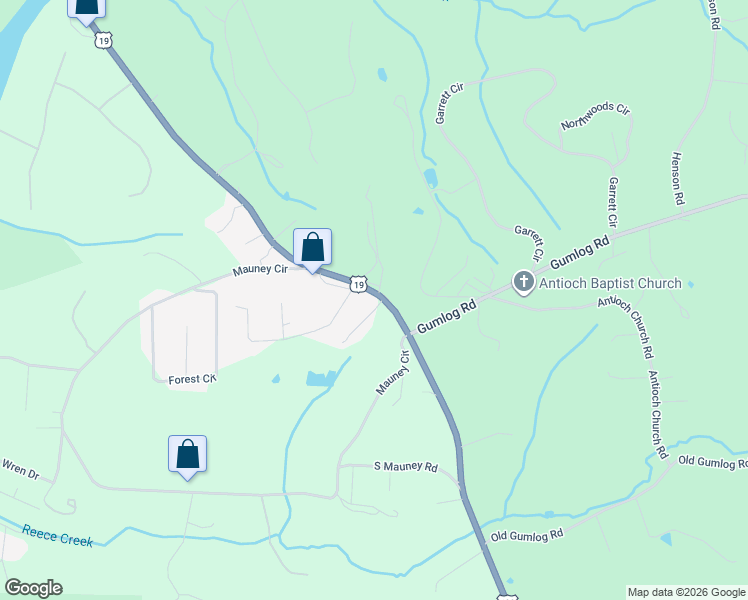 map of restaurants, bars, coffee shops, grocery stores, and more near 10 Deer Crossing Trace in Blairsville