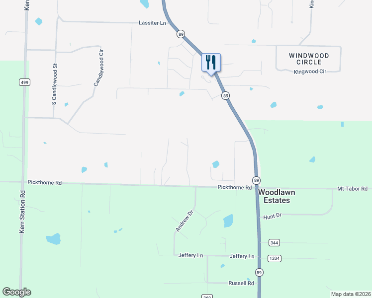 map of restaurants, bars, coffee shops, grocery stores, and more near 41 Kinley Lane in Cabot