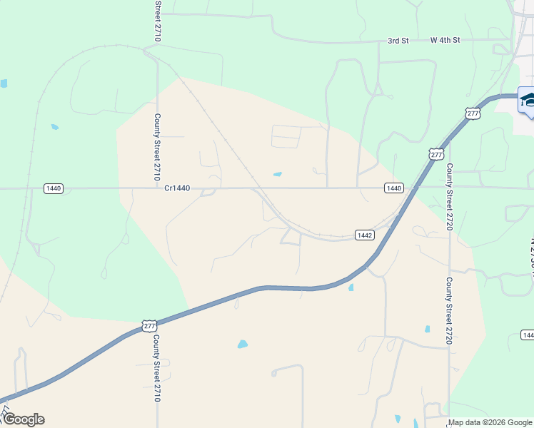 map of restaurants, bars, coffee shops, grocery stores, and more near 27087 County Road 1440 in Cement