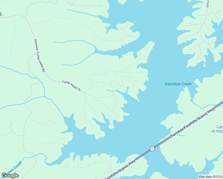 map of restaurants, bars, coffee shops, grocery stores, and more near 704 Keowee Bay Circle in Salem