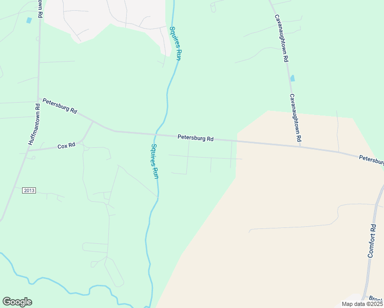 map of restaurants, bars, coffee shops, grocery stores, and more near 105 Rolling Meadow Drive in Richlands