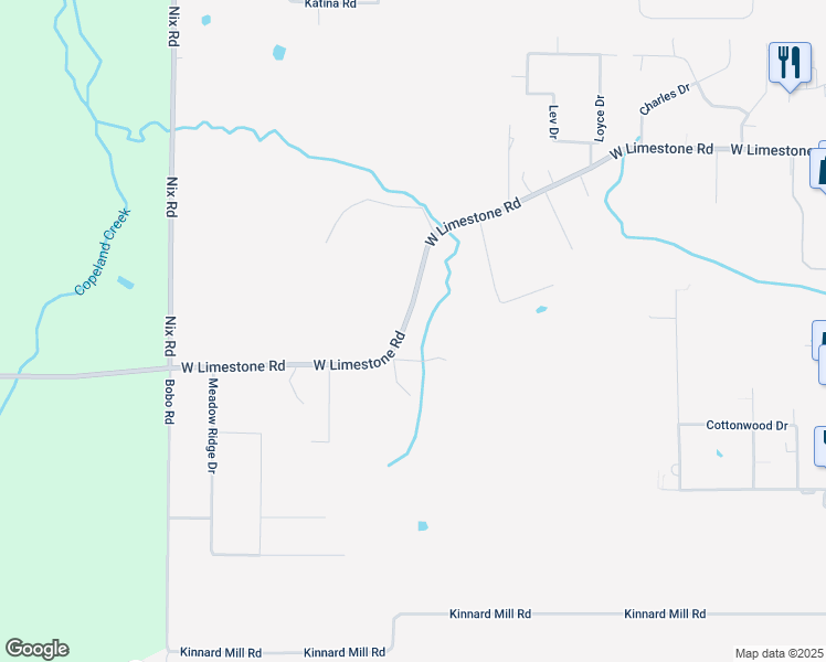 map of restaurants, bars, coffee shops, grocery stores, and more near 620 West Limestone Road in Hazel Green