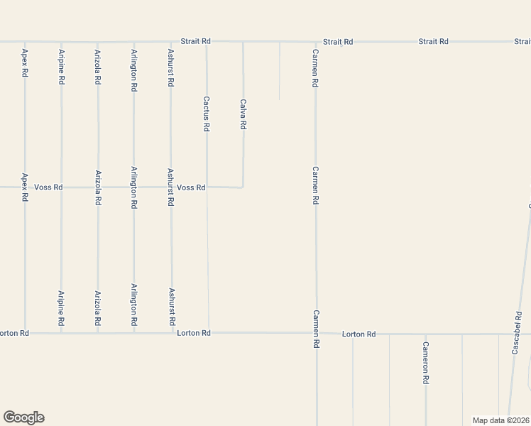 map of restaurants, bars, coffee shops, grocery stores, and more near 2620 Voss Road in Yucca