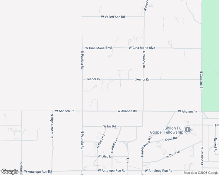 map of restaurants, bars, coffee shops, grocery stores, and more near 805 Eleanor Drive in Paulden