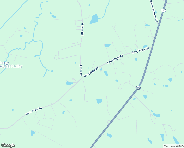 map of restaurants, bars, coffee shops, grocery stores, and more near 2307 Long Hope Road in Monroe