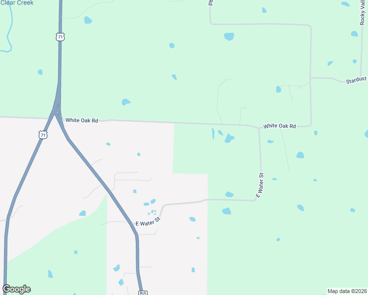 map of restaurants, bars, coffee shops, grocery stores, and more near 1347 White Oak Road in Waldron