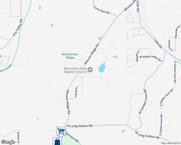 map of restaurants, bars, coffee shops, grocery stores, and more near 30 Meacham Road in Rossville