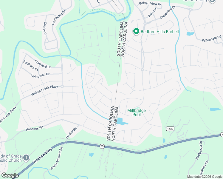 map of restaurants, bars, coffee shops, grocery stores, and more near 1174 Loggerhead Drive in Lancaster