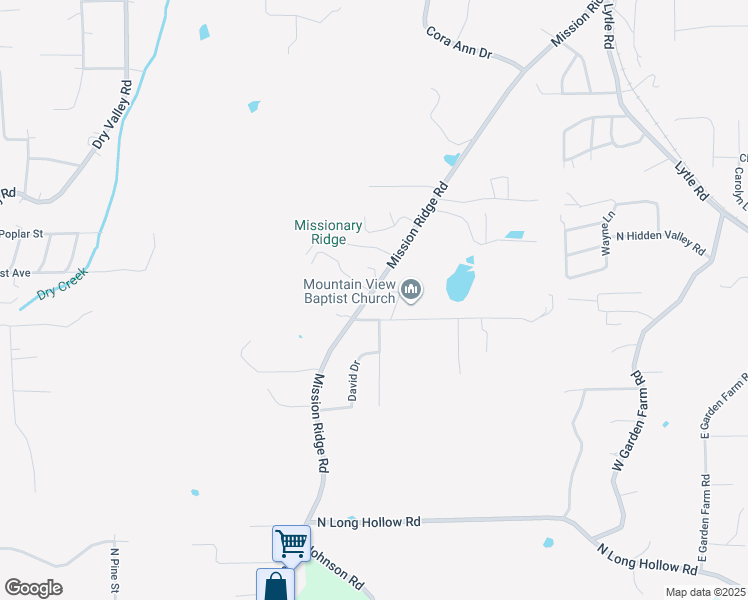 map of restaurants, bars, coffee shops, grocery stores, and more near 640 Mission Ridge Rd in Rossville
