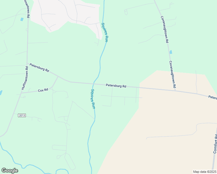 map of restaurants, bars, coffee shops, grocery stores, and more near 252 Petersburg Road in Richlands