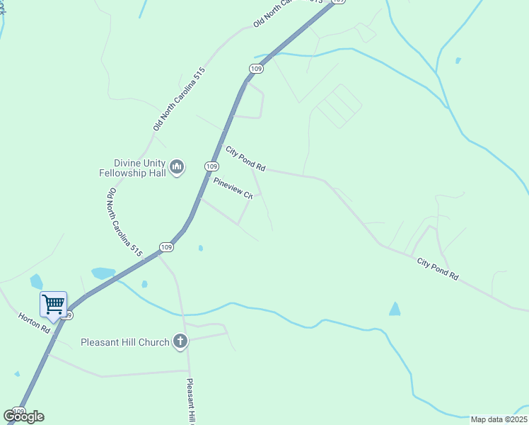 map of restaurants, bars, coffee shops, grocery stores, and more near 180 Peace Road in Wadesboro