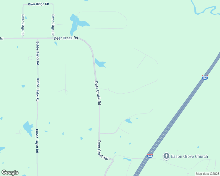 map of restaurants, bars, coffee shops, grocery stores, and more near 53 Dry Field Road in Byhalia