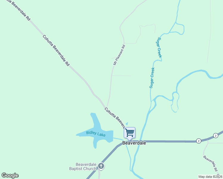 map of restaurants, bars, coffee shops, grocery stores, and more near 3245-3247 Mount Pleasant Road Northeast in Dalton