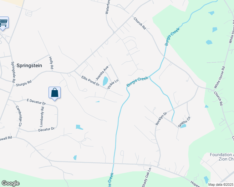 map of restaurants, bars, coffee shops, grocery stores, and more near 1128 Ellis Pond Drive in Rock Hill