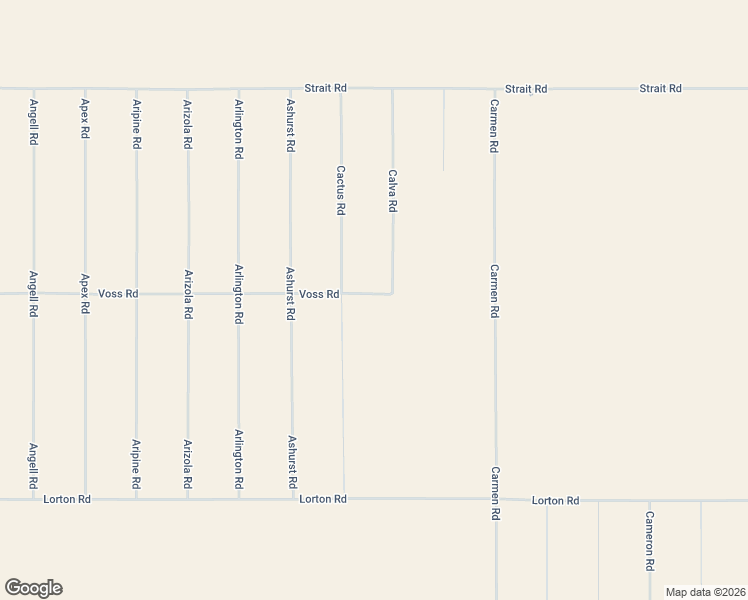 map of restaurants, bars, coffee shops, grocery stores, and more near 2620 Voss Road in Yucca