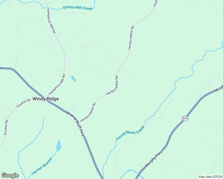 map of restaurants, bars, coffee shops, grocery stores, and more near 397 Hardscrabble Road in Mineral Bluff