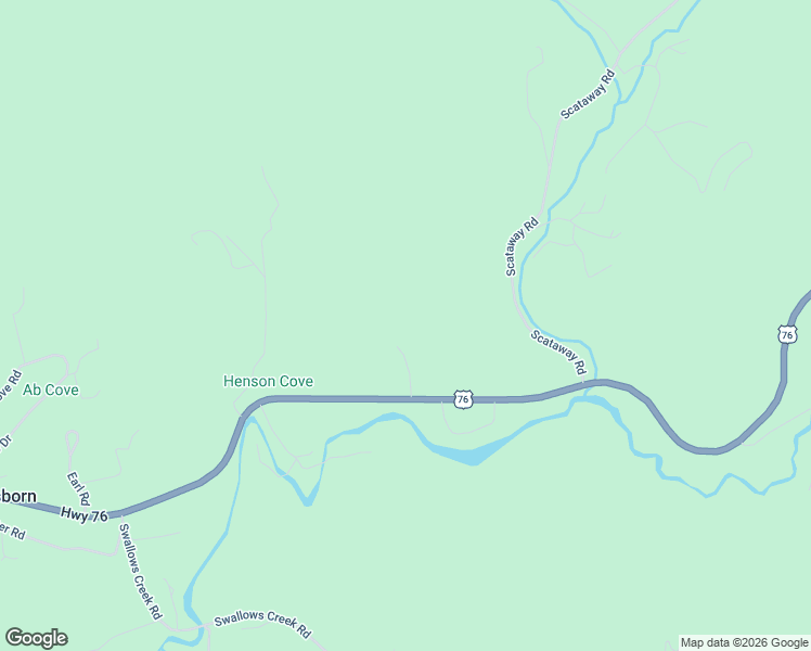 map of restaurants, bars, coffee shops, grocery stores, and more near 1428 Berrong Road in Hiawassee