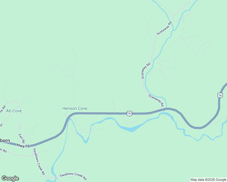 map of restaurants, bars, coffee shops, grocery stores, and more near 1428 Berrong Road in Hiawassee