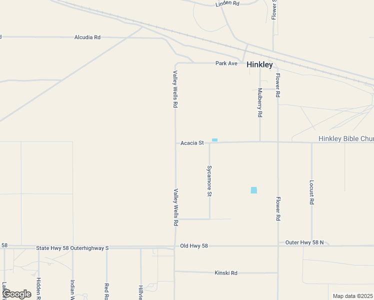 map of restaurants, bars, coffee shops, grocery stores, and more near 37201 Valley Wells Road in Hinkley
