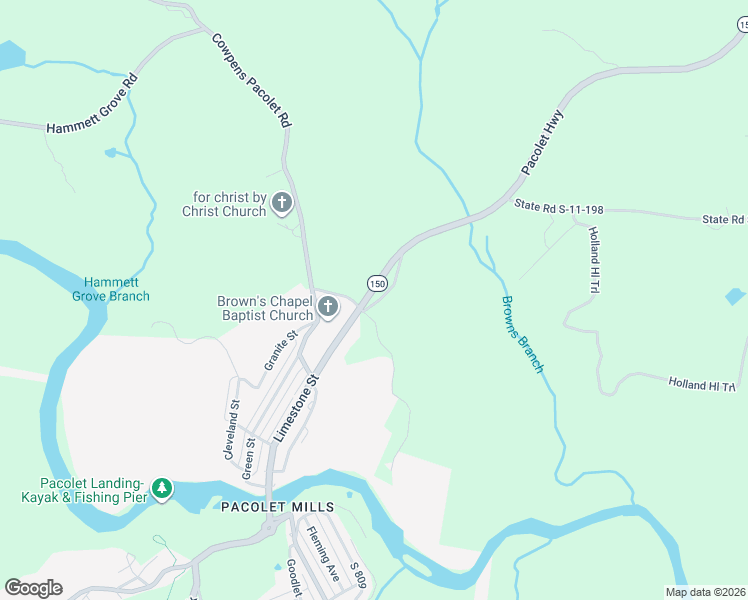 map of restaurants, bars, coffee shops, grocery stores, and more near in Spartanburg County