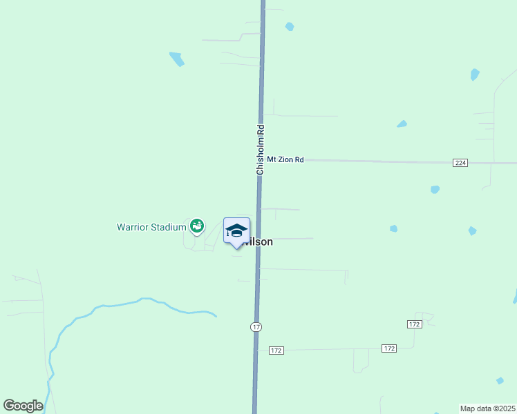 map of restaurants, bars, coffee shops, grocery stores, and more near 7601 Alabama 17 in Florence