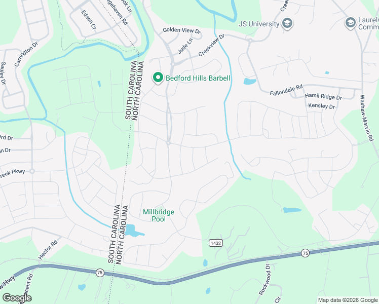 map of restaurants, bars, coffee shops, grocery stores, and more near 1000 Argentium Way in Waxhaw