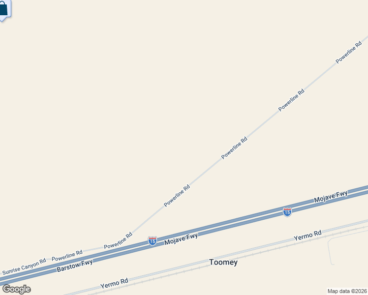 map of restaurants, bars, coffee shops, grocery stores, and more near 37211 Paradise Springs Road in Yermo