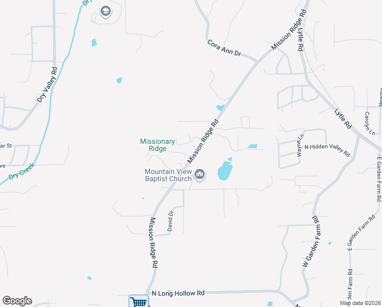 map of restaurants, bars, coffee shops, grocery stores, and more near 65 Freeman Drive in Rossville