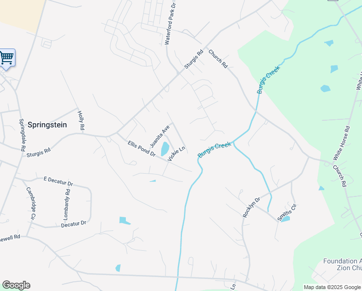 map of restaurants, bars, coffee shops, grocery stores, and more near 1981 Vickie Lane in Rock Hill