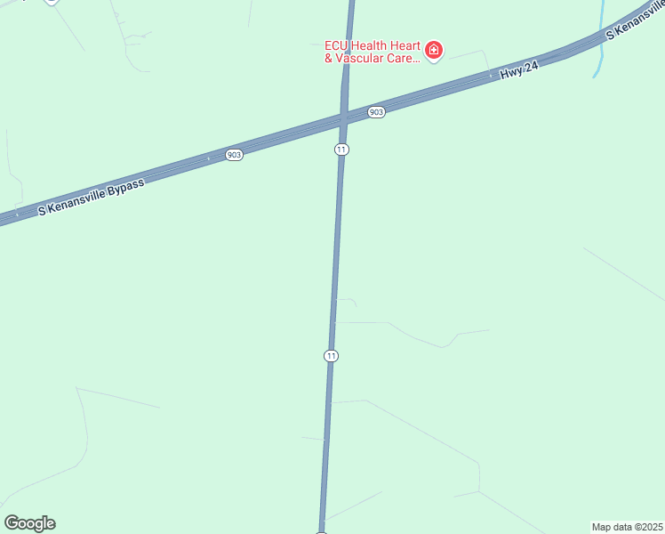 map of restaurants, bars, coffee shops, grocery stores, and more near 696 North Carolina 11 in Magnolia