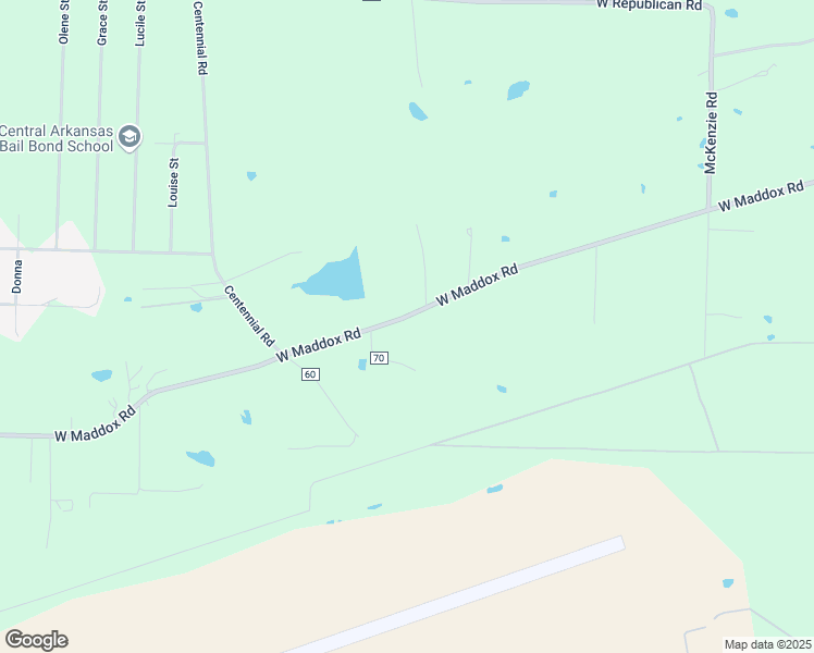 map of restaurants, bars, coffee shops, grocery stores, and more near 2520 West Maddox Road in Jacksonville