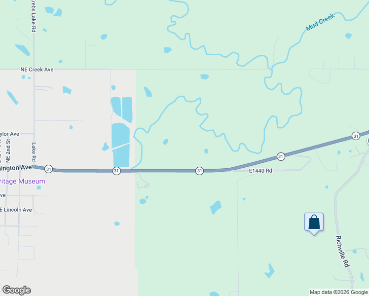 map of restaurants, bars, coffee shops, grocery stores, and more near 1021 Oklahoma 31 in McAlester