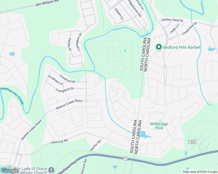 map of restaurants, bars, coffee shops, grocery stores, and more near 1853 Loggerhead Drive in Lancaster