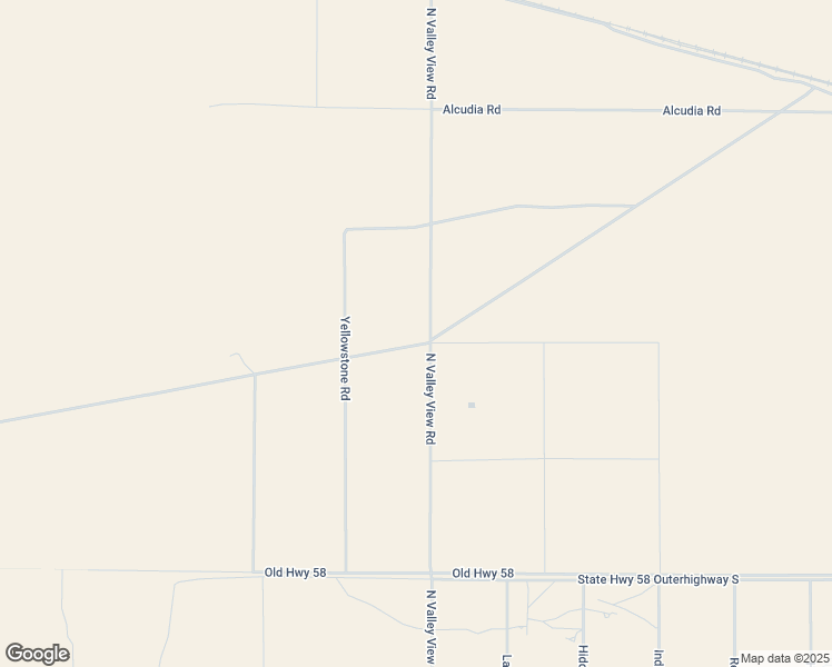 map of restaurants, bars, coffee shops, grocery stores, and more near North Valley View Road in San Bernardino County