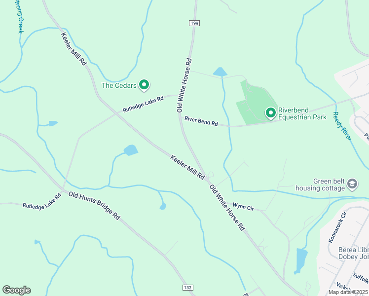 map of restaurants, bars, coffee shops, grocery stores, and more near 9645 Old White Horse Road in Greenville