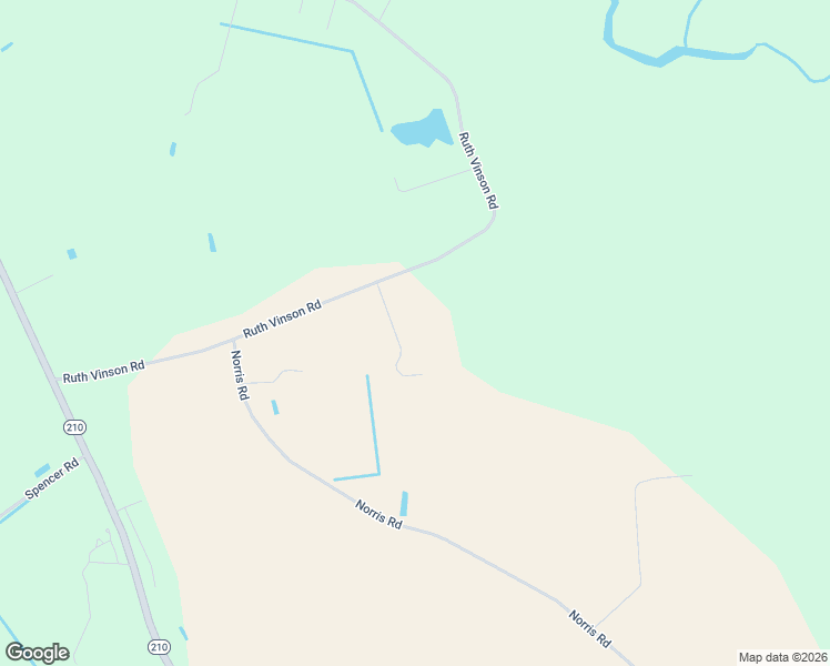 map of restaurants, bars, coffee shops, grocery stores, and more near 2555 River Bluff Road in Autryville