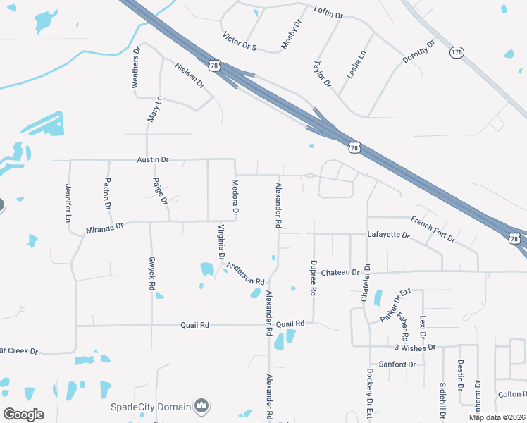 map of restaurants, bars, coffee shops, grocery stores, and more near 4755 Alexander Road in Olive Branch