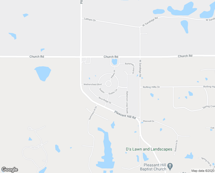 map of restaurants, bars, coffee shops, grocery stores, and more near W Petite Loop in Olive Branch