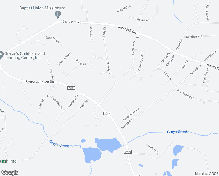 map of restaurants, bars, coffee shops, grocery stores, and more near 5412 South Forty Drive in Hope Mills