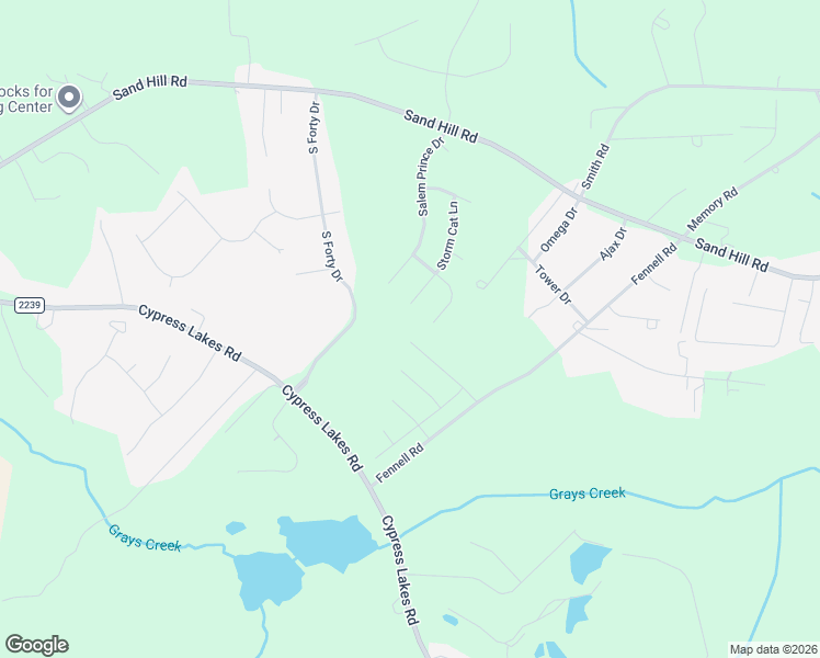 map of restaurants, bars, coffee shops, grocery stores, and more near 4617 Storm Cat Lane in Hope Mills