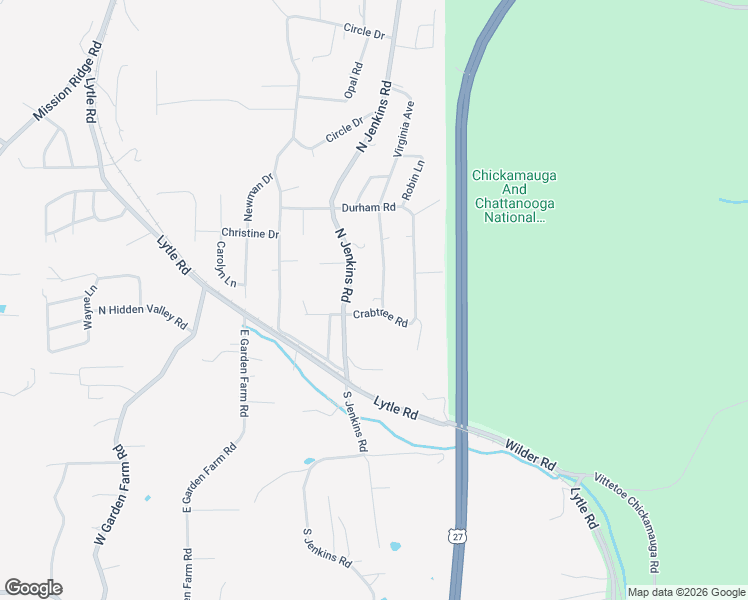 map of restaurants, bars, coffee shops, grocery stores, and more near 82 Virginia Avenue in Rossville