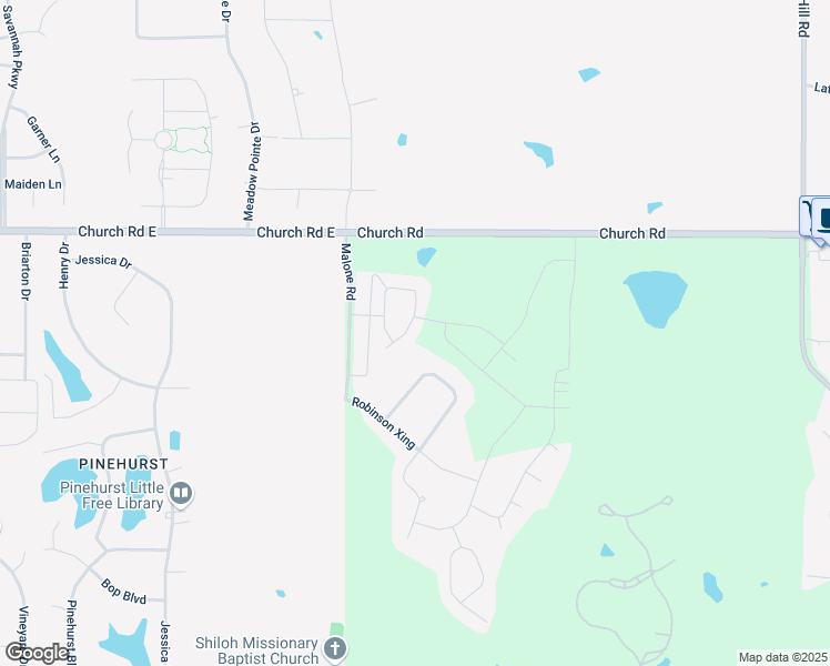 map of restaurants, bars, coffee shops, grocery stores, and more near 4840 Delbridge Court West in Olive Branch