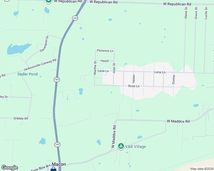 map of restaurants, bars, coffee shops, grocery stores, and more near 4810 Rose Lane in Jacksonville