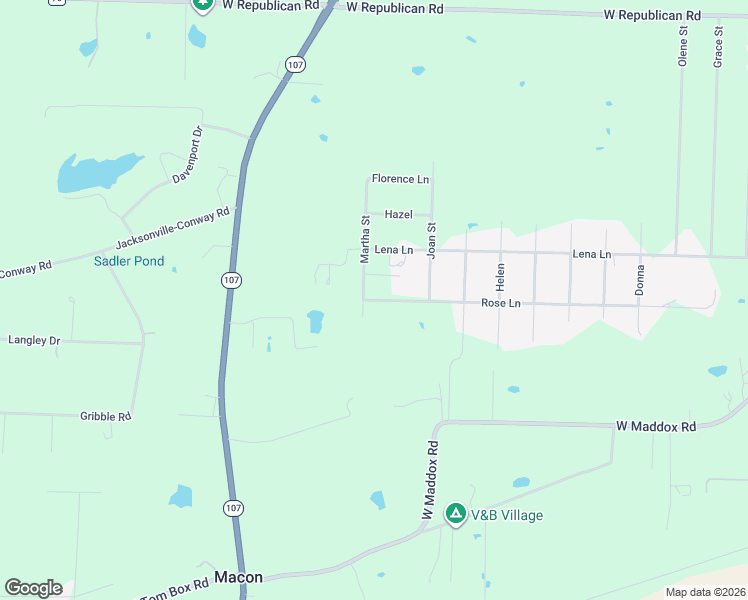 map of restaurants, bars, coffee shops, grocery stores, and more near 7001 Martha Street in Jacksonville