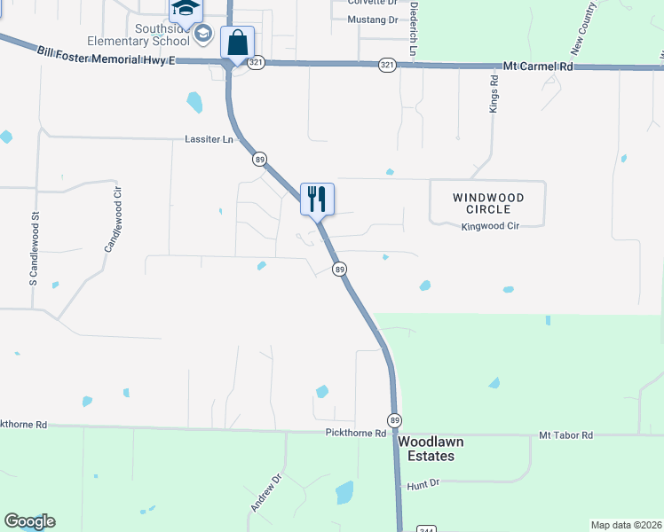 map of restaurants, bars, coffee shops, grocery stores, and more near 41 Highland Drive in Cabot