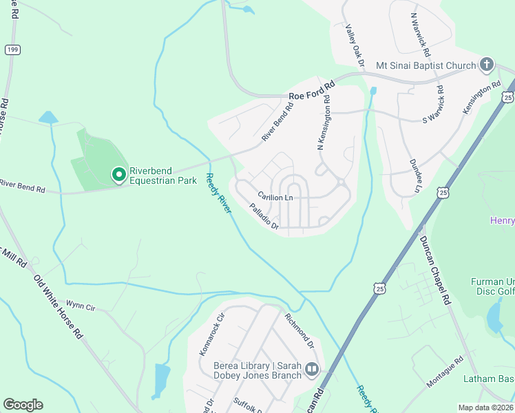 map of restaurants, bars, coffee shops, grocery stores, and more near 212 Carilion Lane in Greenville