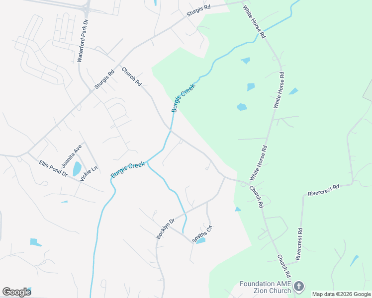 map of restaurants, bars, coffee shops, grocery stores, and more near 973 Church Road in Rock Hill