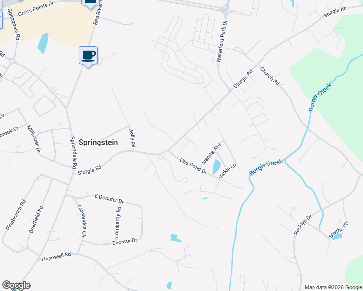 map of restaurants, bars, coffee shops, grocery stores, and more near 1329 Shaw Avenue in Rock Hill